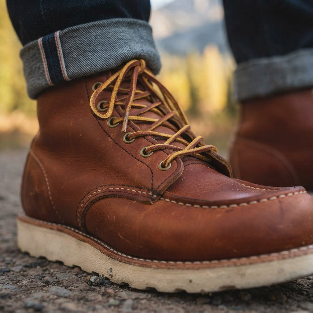 Wilbur Moc Toe Lace-Up Work Boots - image 5