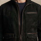 Thorne Suede-Look Zip Jacket - image 6