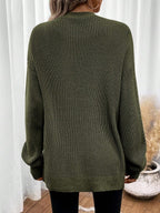 Pointelle Open Front Cardigan