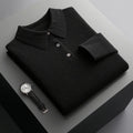Cornelius Cashmere-Touch Polo Sweater - image 1