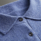 Cornelius Cashmere-Touch Polo Sweater - image 14