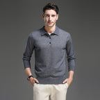 Cornelius Cashmere-Touch Polo Sweater - image 7