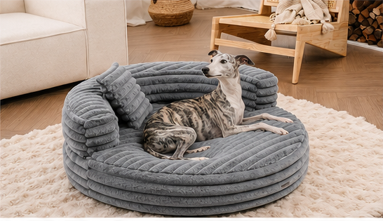 Cozy Nest | Orthopedic Dog Bed with Removable Pillows | Large Size for Ultimate Comfort
