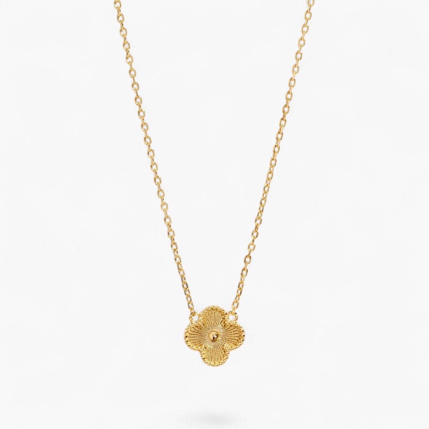 Lucky Four Leaf Clover Charm Necklace