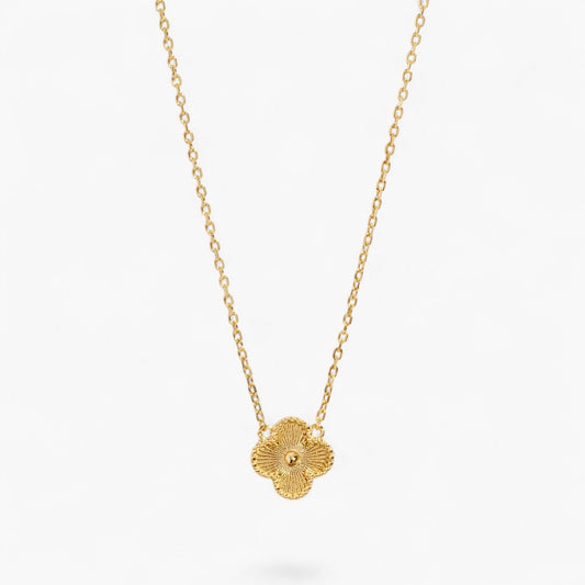 Lucky Four Leaf Clover Charm Necklace