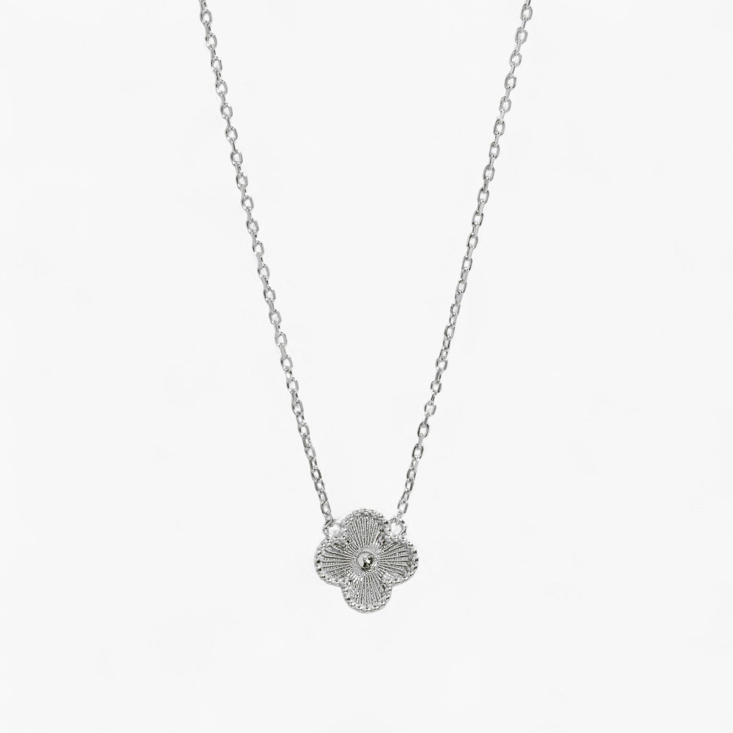 Lucky Four Leaf Clover Charm Necklace