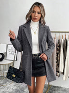 Single Button Pocket Blazer