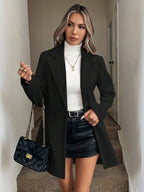 Single Button Pocket Blazer