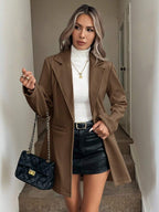 Single Button Pocket Blazer