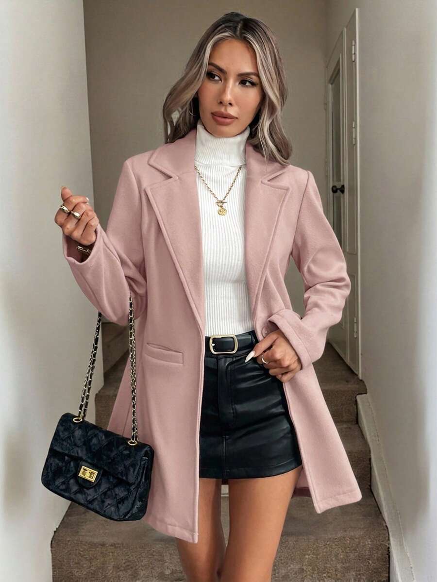 Single Button Pocket Blazer