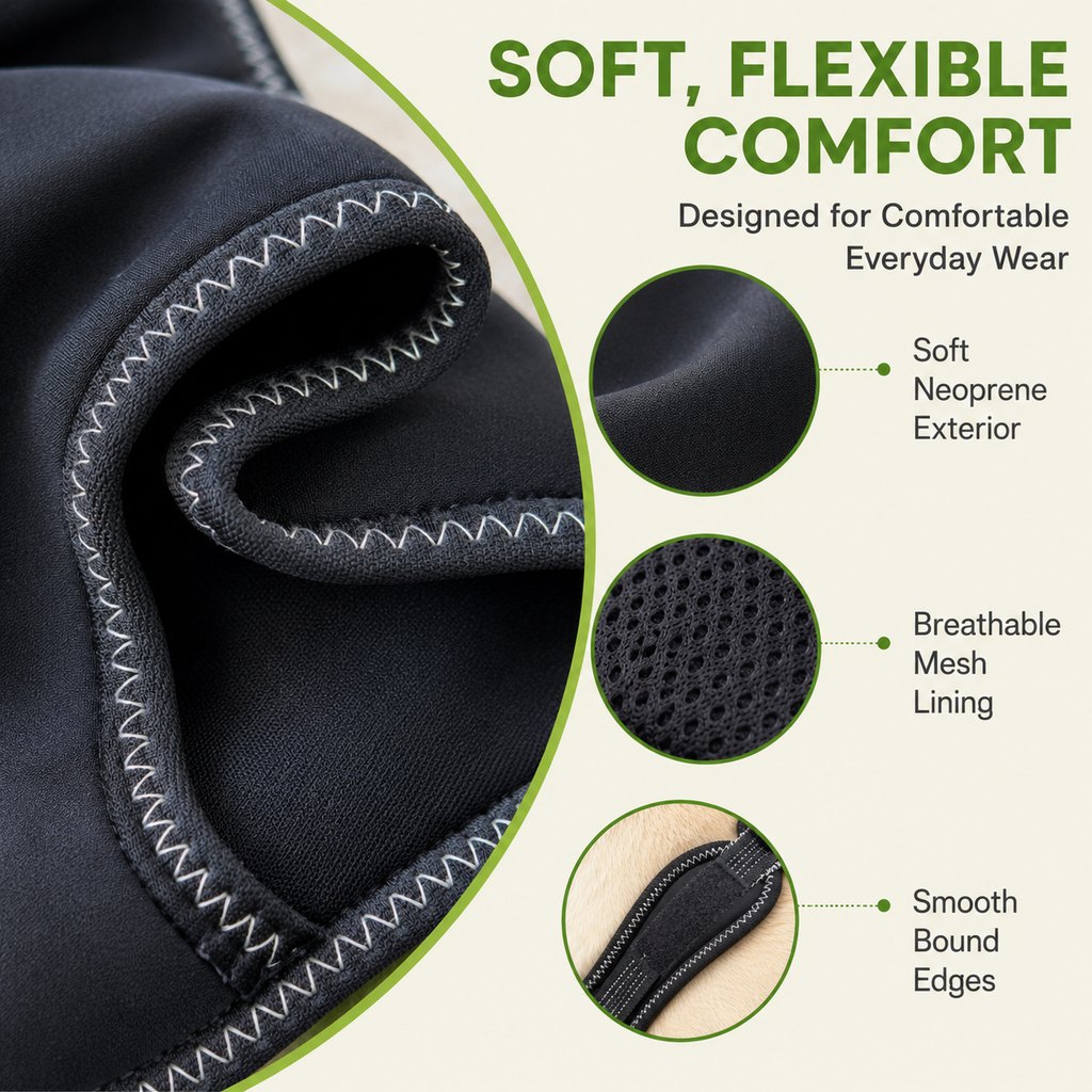 Dual Rear Leg Dog Support Brace with Harness - Walking Stability for Weak Hind Legs