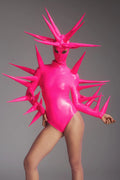 Spiked Alien Bodysuit and Mask Set