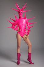 Spiked Alien Bodysuit and Mask Set