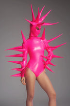Spiked Alien Bodysuit and Mask Set