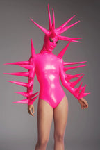 Spiked Alien Bodysuit and Mask Set
