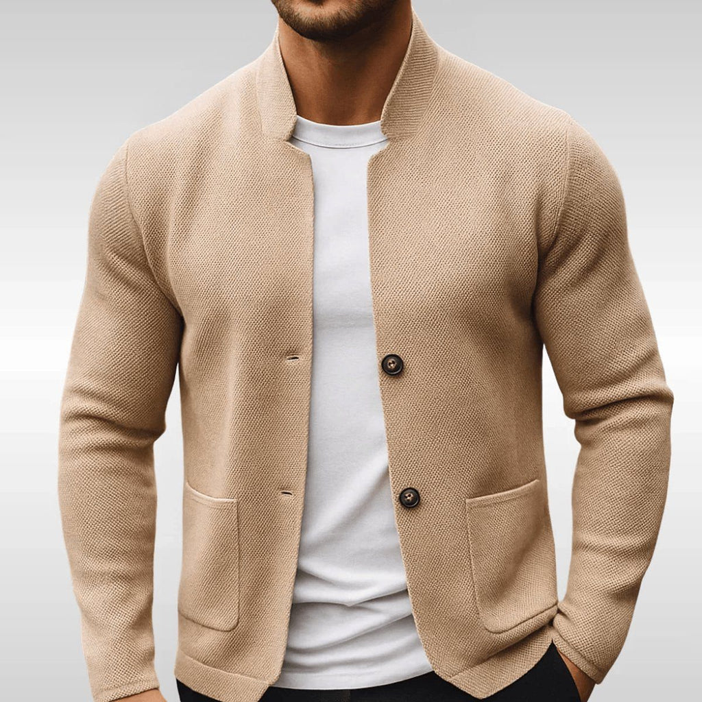 Barnaby Knit Stand Collar Jacket - image 3