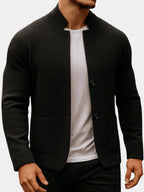 Barnaby Knit Stand Collar Jacket - image 4