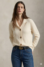 Statement Button Knit Cardigan