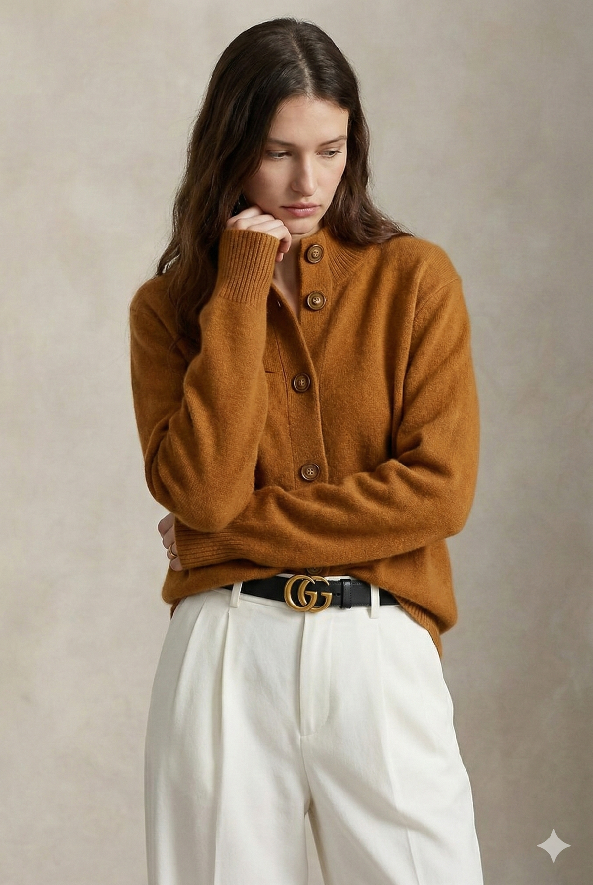 Statement Button Knit Cardigan