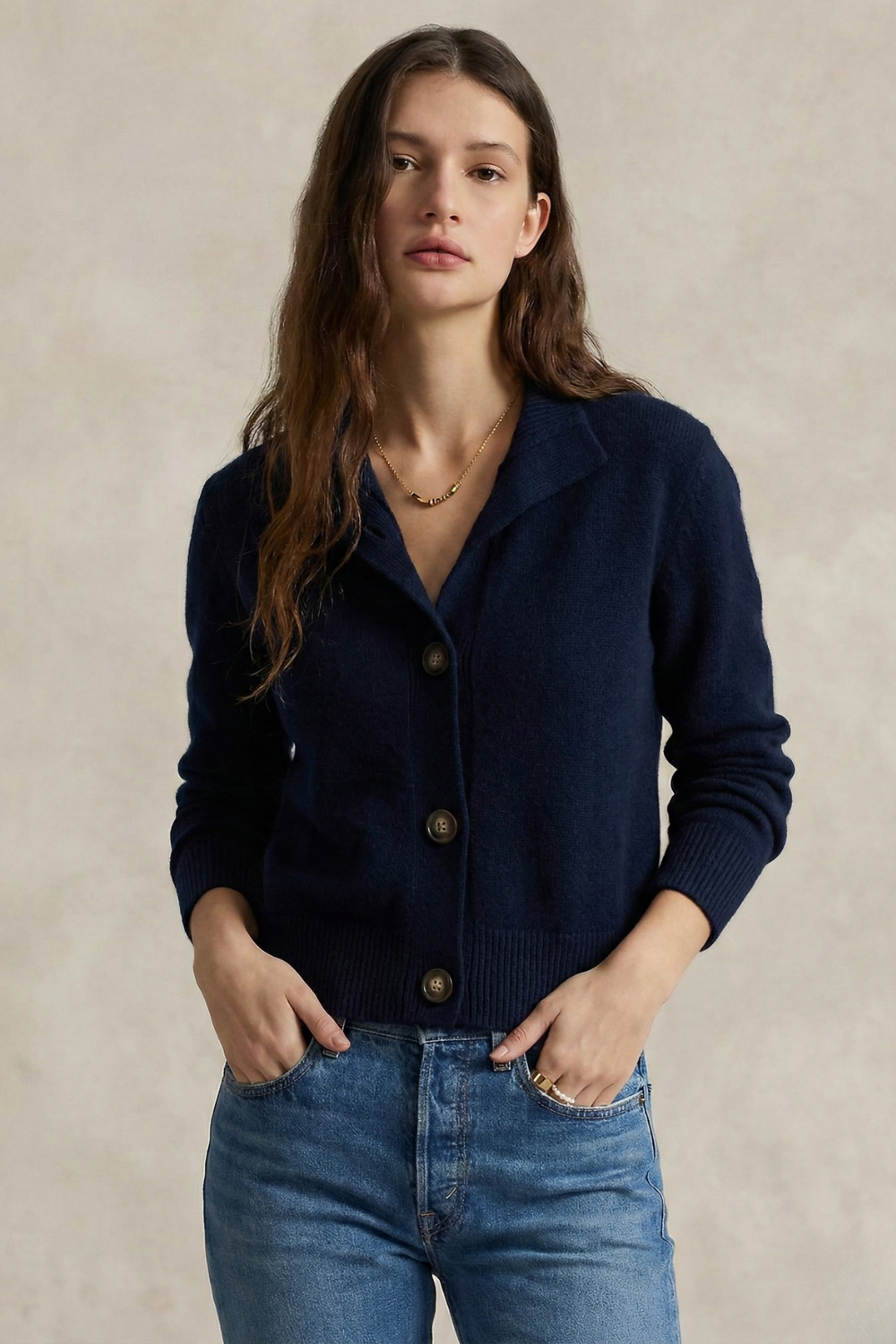 Statement Button Knit Cardigan