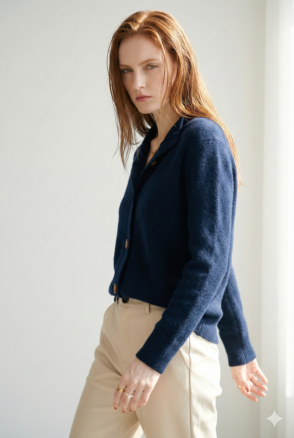 Statement Button Knit Cardigan