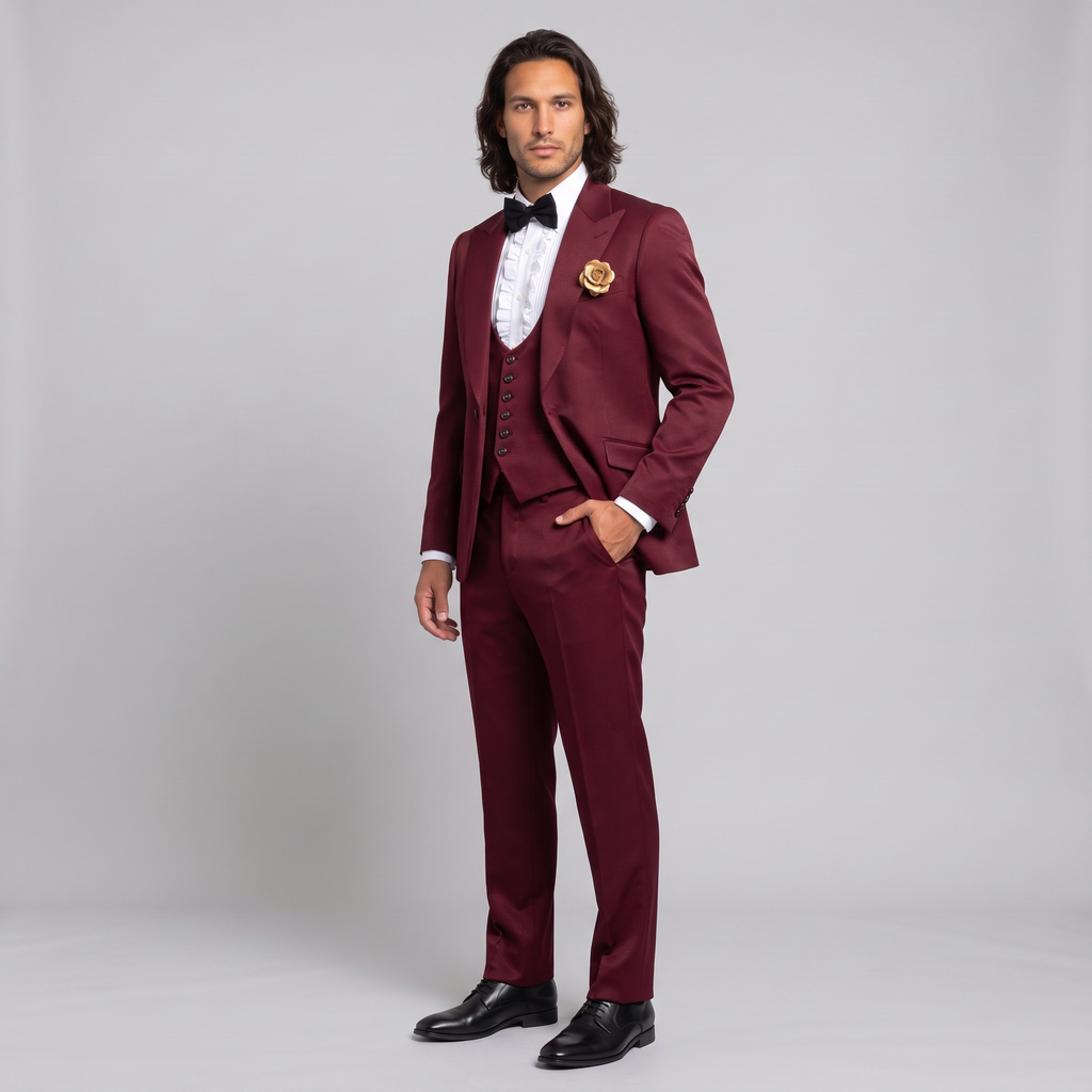 Striped Formal Suit Costume