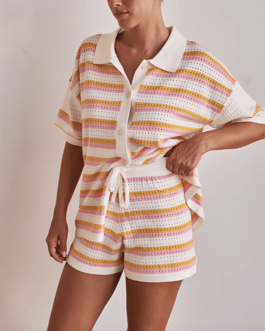 Striped Two-Piece Summer Set