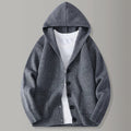 Men's Hooded Knit Cardigan