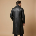 Men's Longline Trench Coat