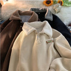 Men's Ribbed Polo Jumper