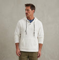 Men's Striped Henley Hoodie