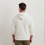 Men's Striped Henley Hoodie