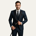Men's Three-Piece Suit Set