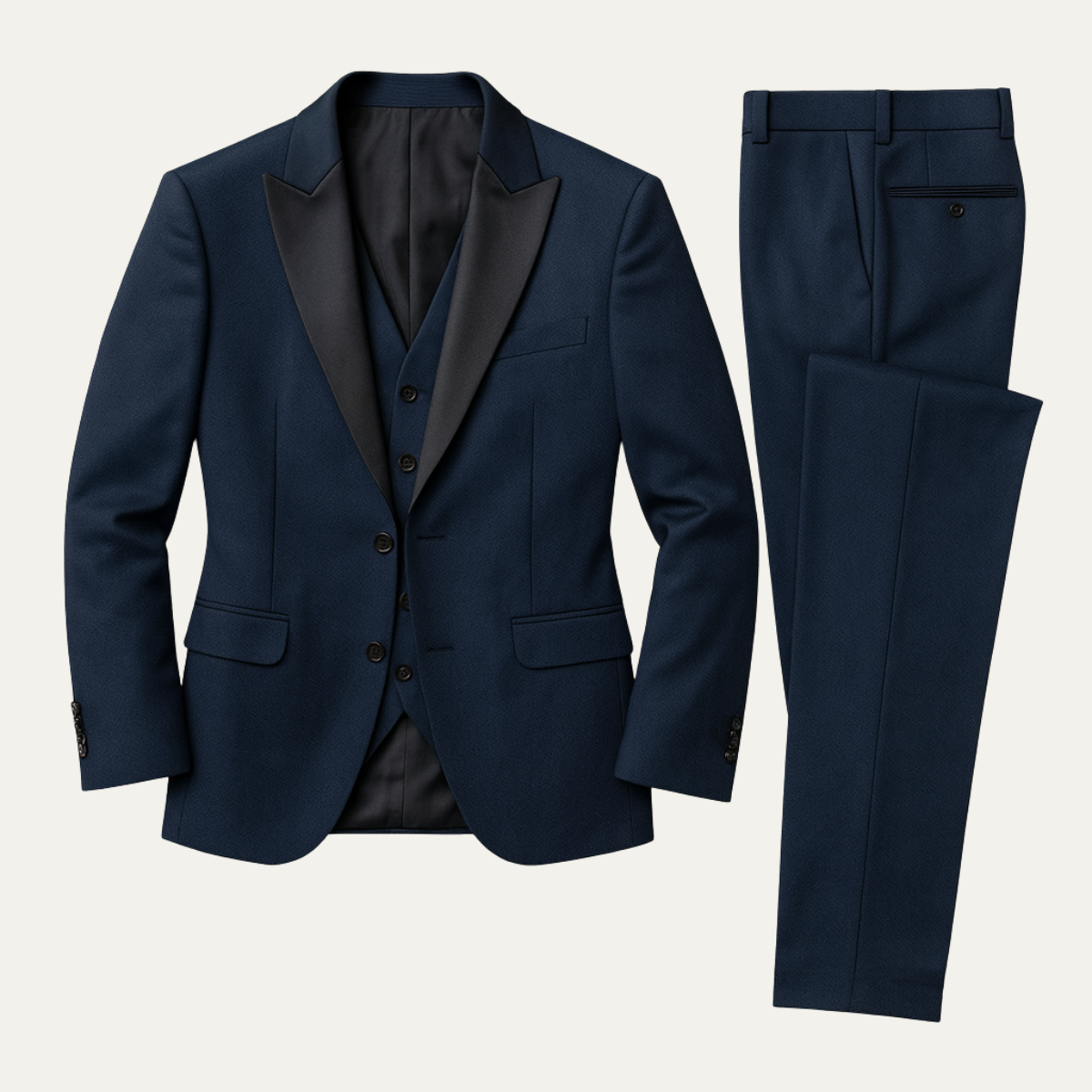 Men's Three-Piece Suit Set