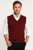 Men's V-Neck Sweater Vest