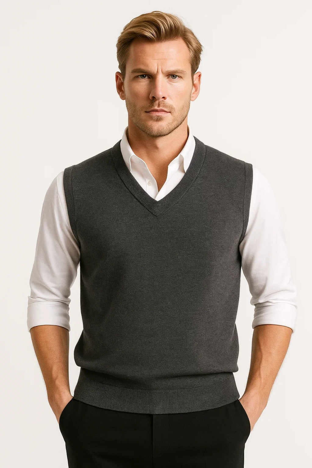 Men's V-Neck Sweater Vest