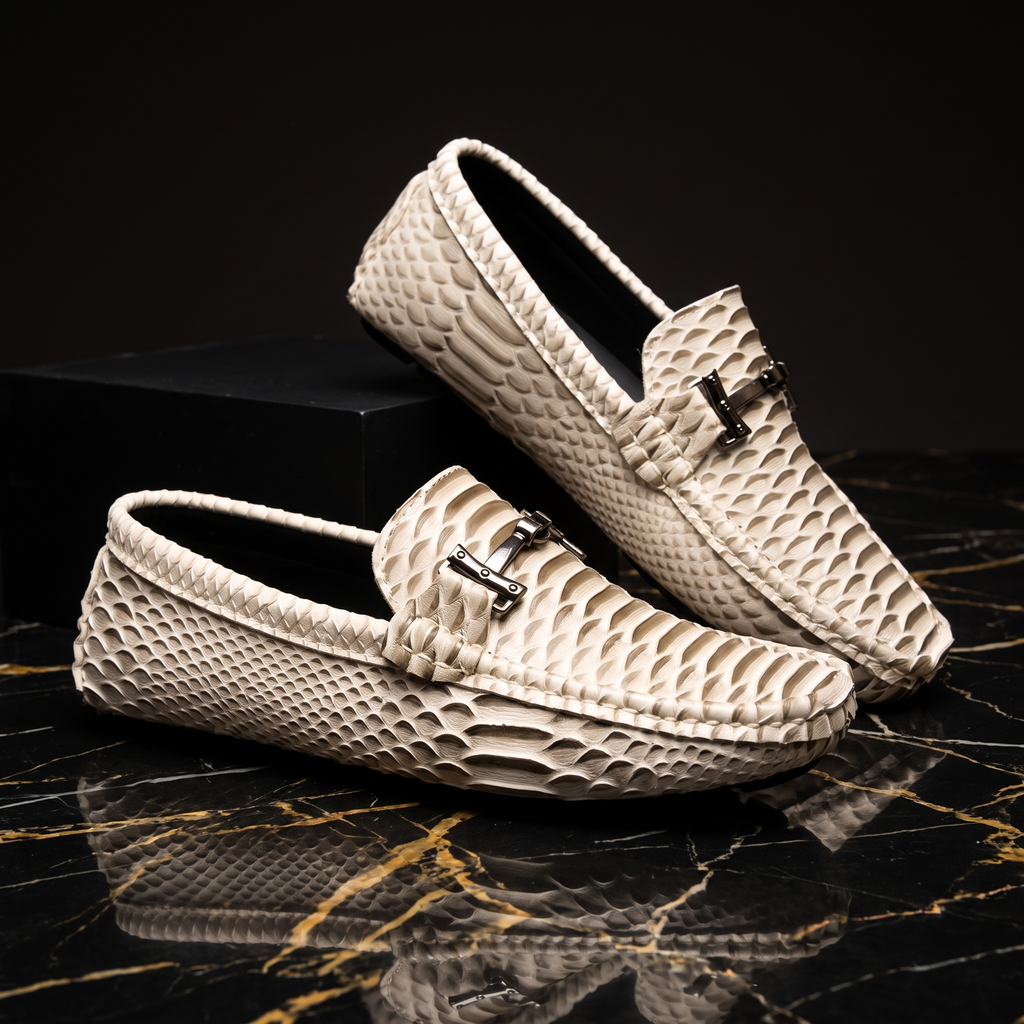 Unisex Textured Loafers