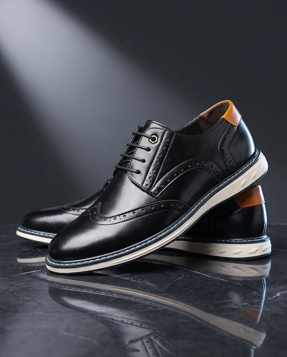 Unisex Wingtip Brogue Trainers