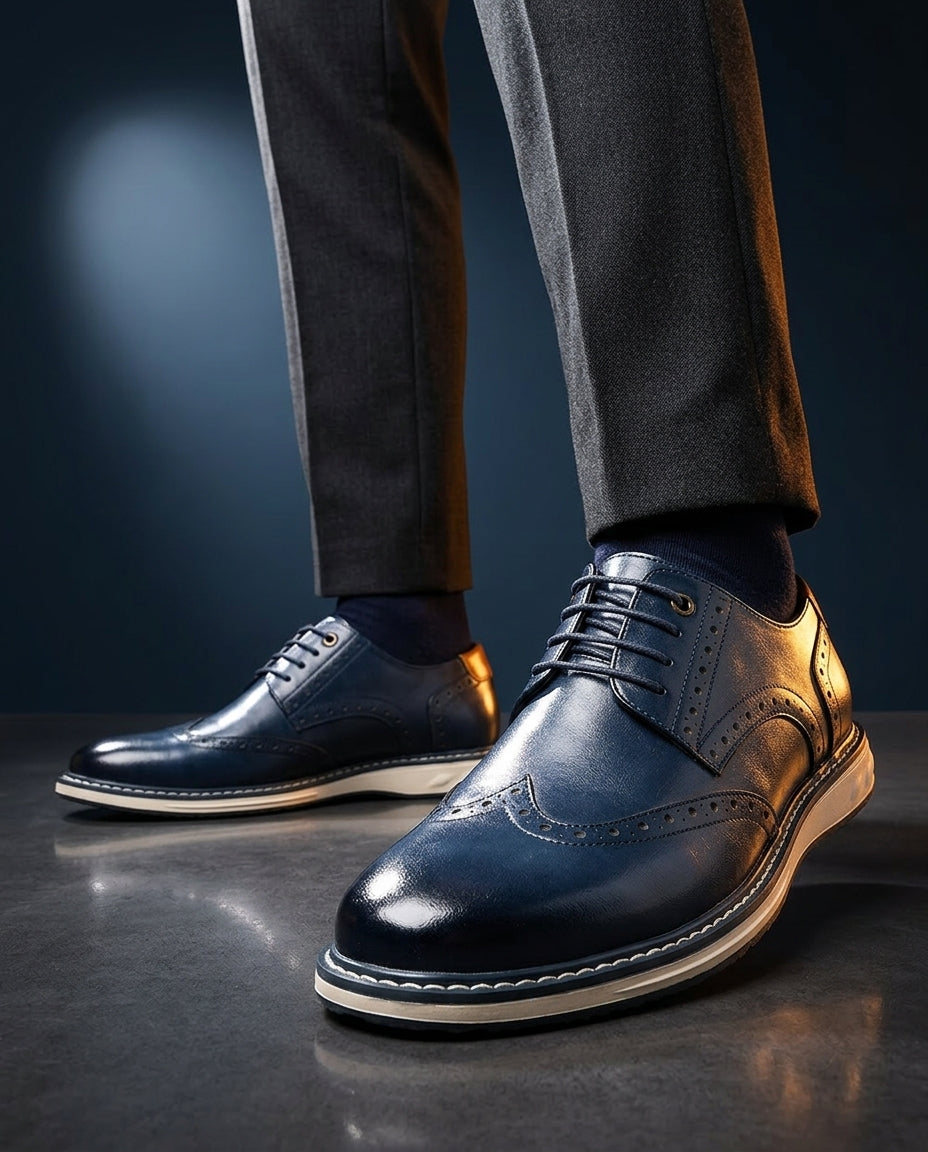 Unisex Wingtip Brogue Trainers
