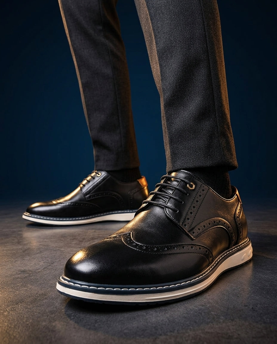 Unisex Wingtip Brogue Trainers