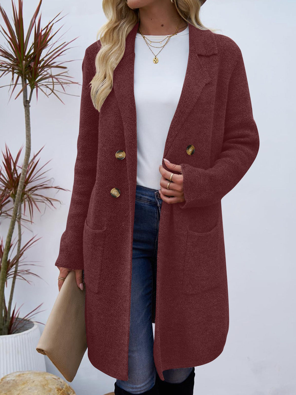 Women's Button Cardigan Coat