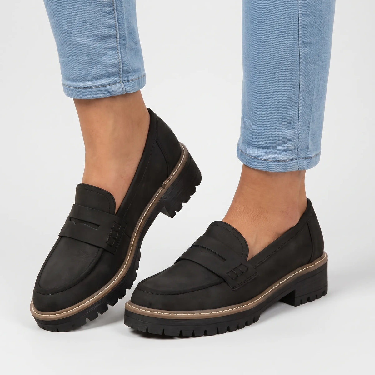 Women's Chunky Slip-On Loafers