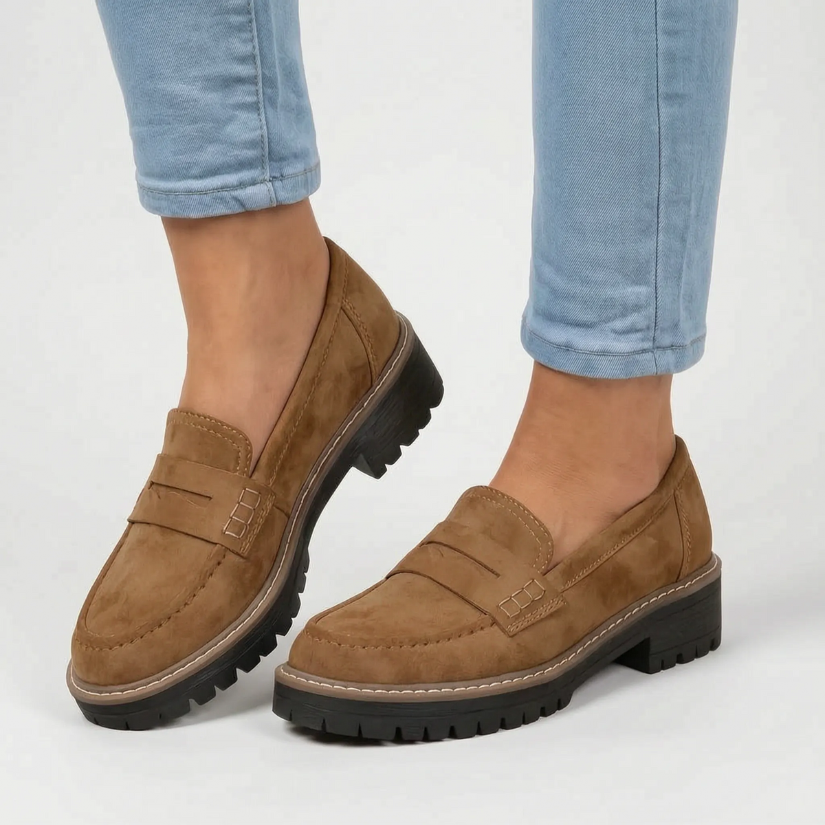 Women's Chunky Slip-On Loafers