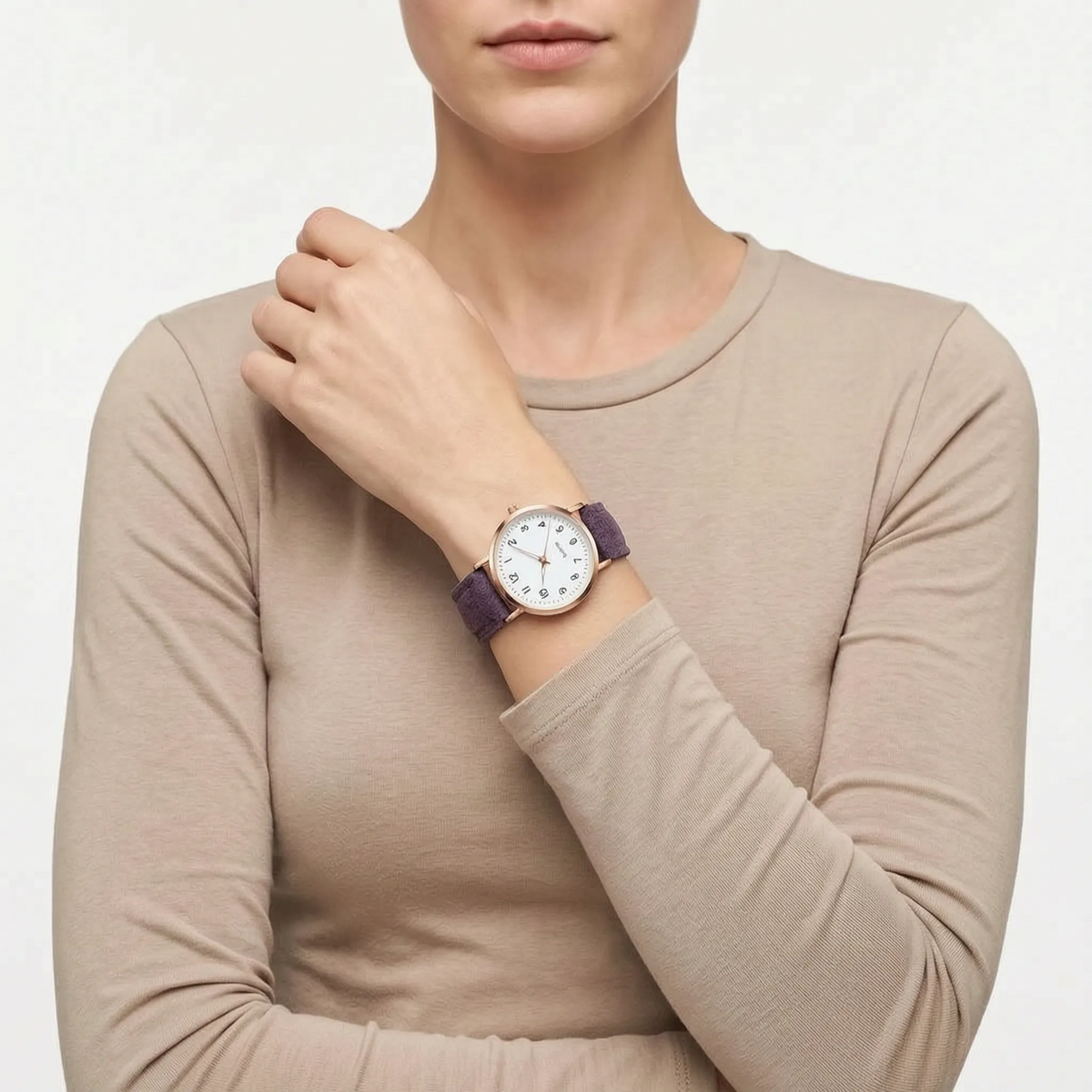 Women's Classic Round Dial Watch