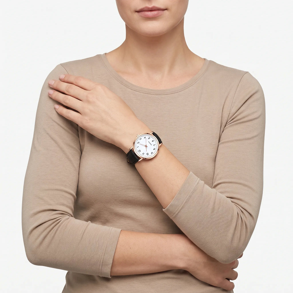 Women's Classic Round Dial Watch