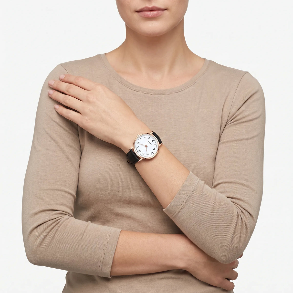 Women's Classic Round Dial Watch