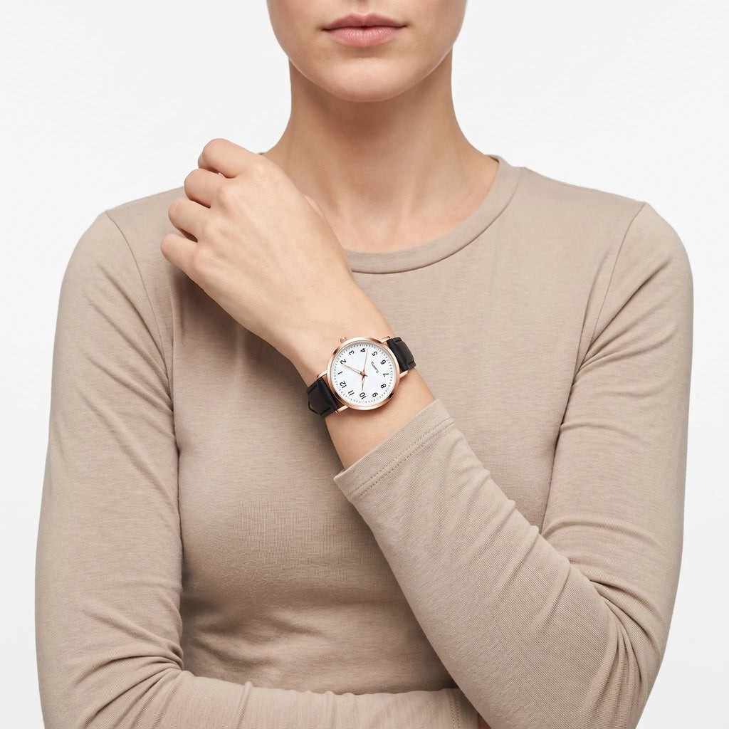 Women's Classic Round Dial Watch