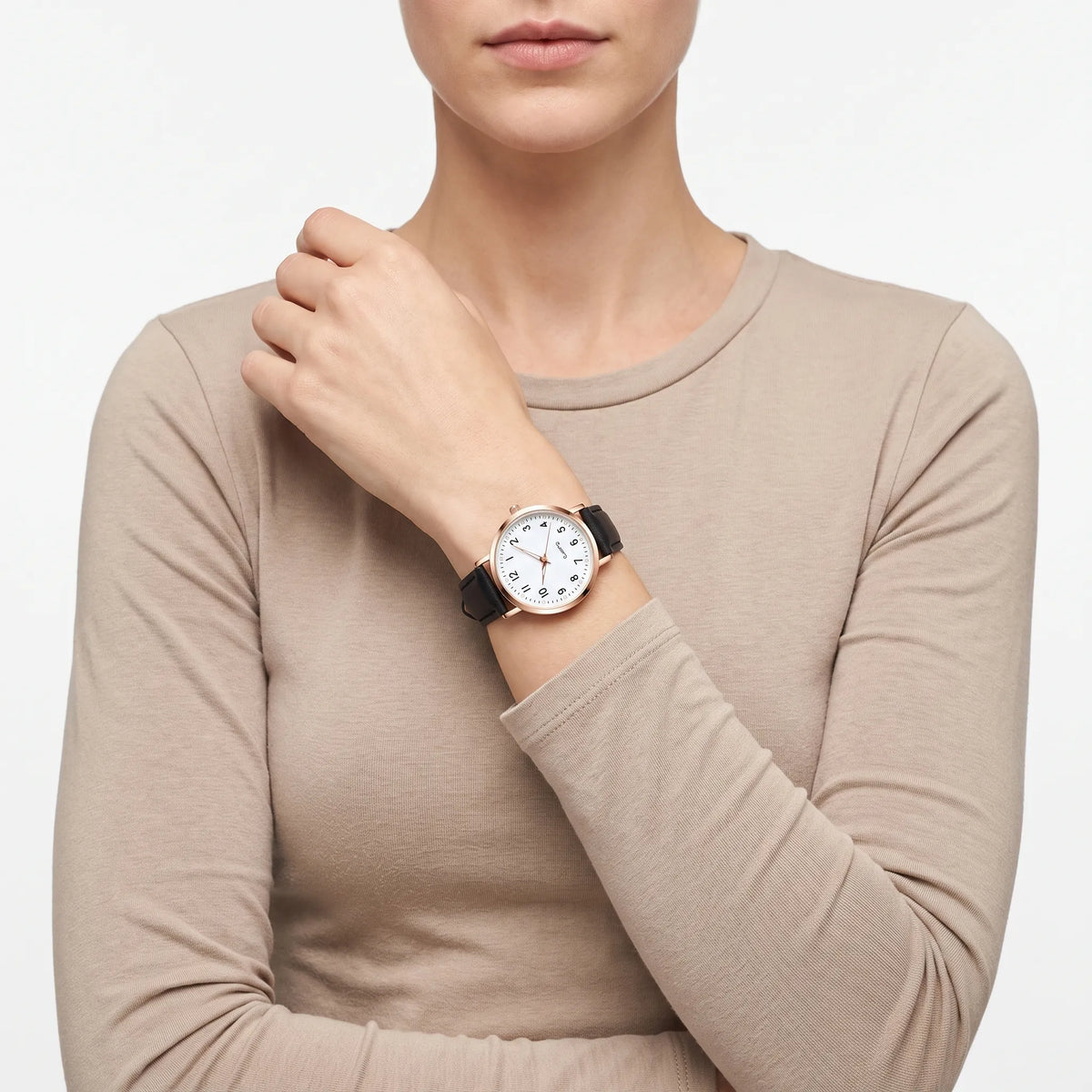 Women's Classic Round Dial Watch