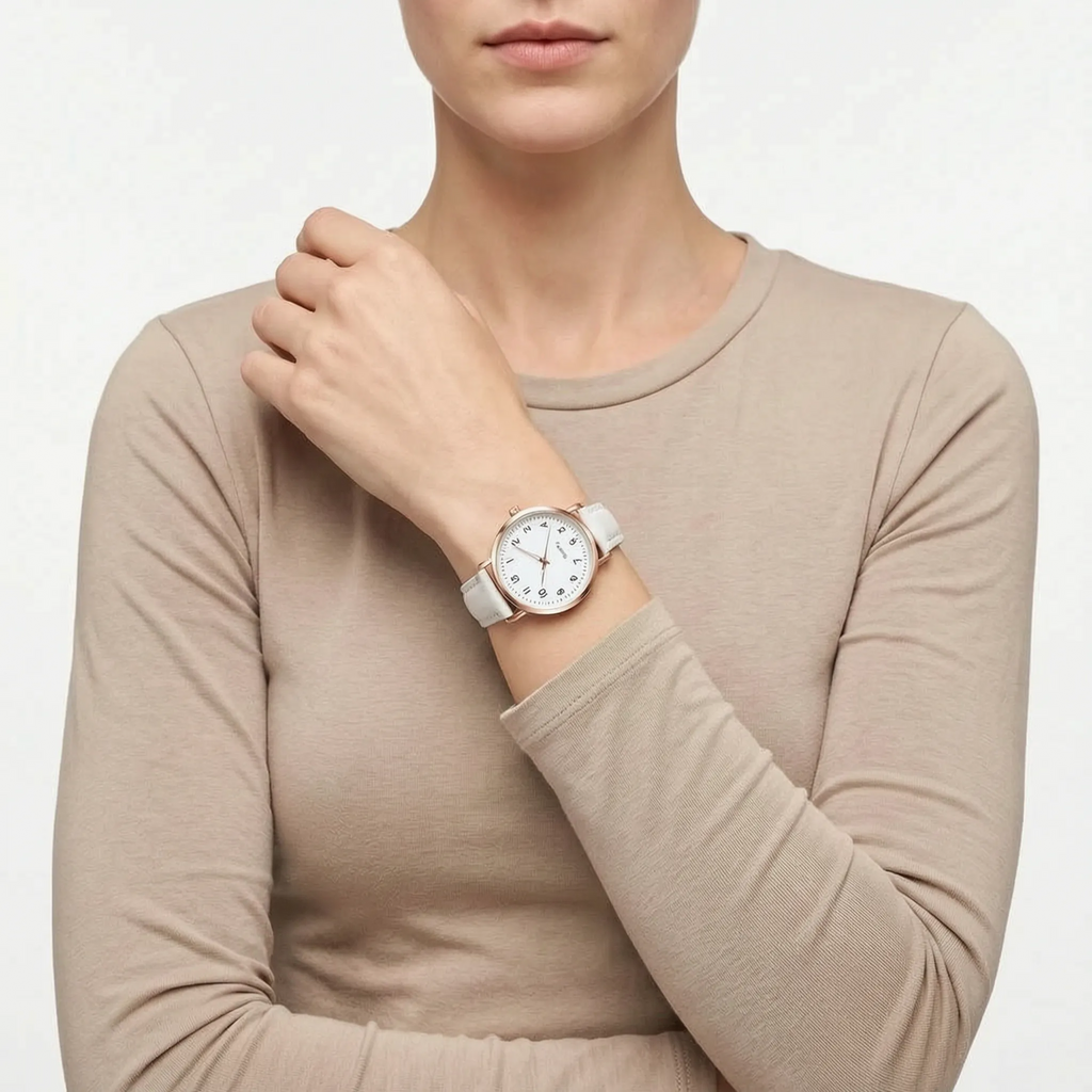 Women's Classic Round Dial Watch