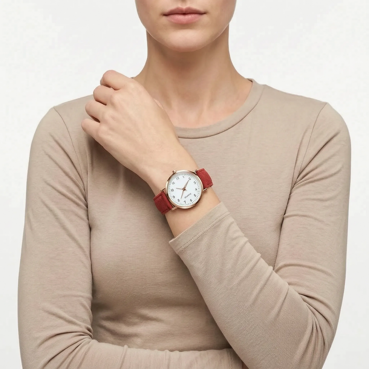 Women's Classic Round Dial Watch